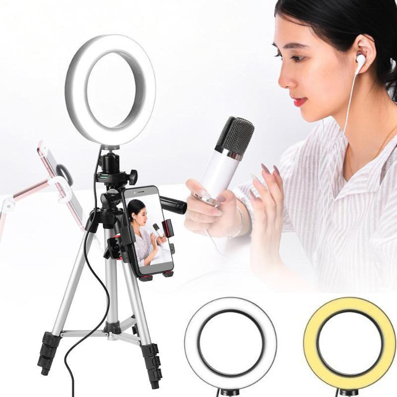 7.9 inch dimmable LED ring light strip