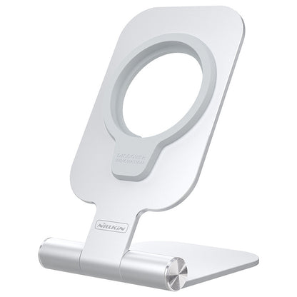 Compatible with Apple, NILLKIN Iphone Stand Holder For iPhone 12mini 12 Pro Max Foldable Aluminium Alloy Magnetic Wireless Fast Charging Phone Stand