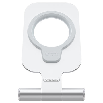 Compatible with Apple, NILLKIN Iphone Stand Holder For iPhone 12mini 12 Pro Max Foldable Aluminium Alloy Magnetic Wireless Fast Charging Phone Stand