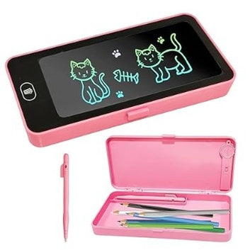 2-in-1 LCD Writing Tablet Pencil Case