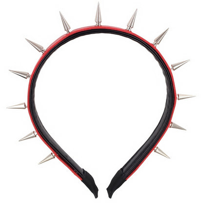 Punk Rivet Headband Pointed Nail Headband Female Headdress