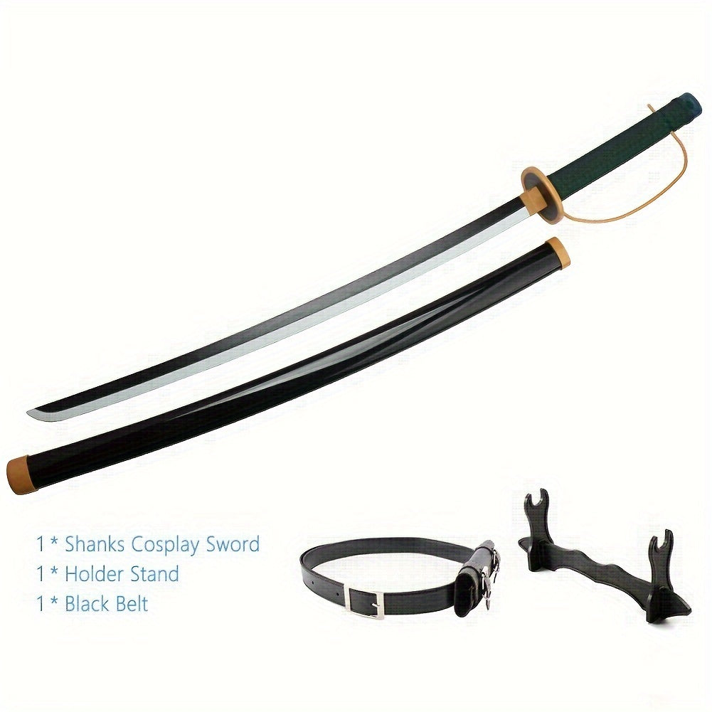 41" Bamboo Shanks Cosplay Sword Anime Katana Samurai Toy Swords with Blet Holder