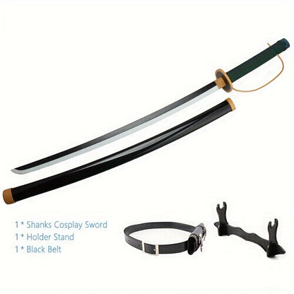 41" Bamboo Shanks Cosplay Sword Anime Katana Samurai Toy Swords with Blet Holder